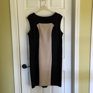 Dress Barn Black & Beige Dress